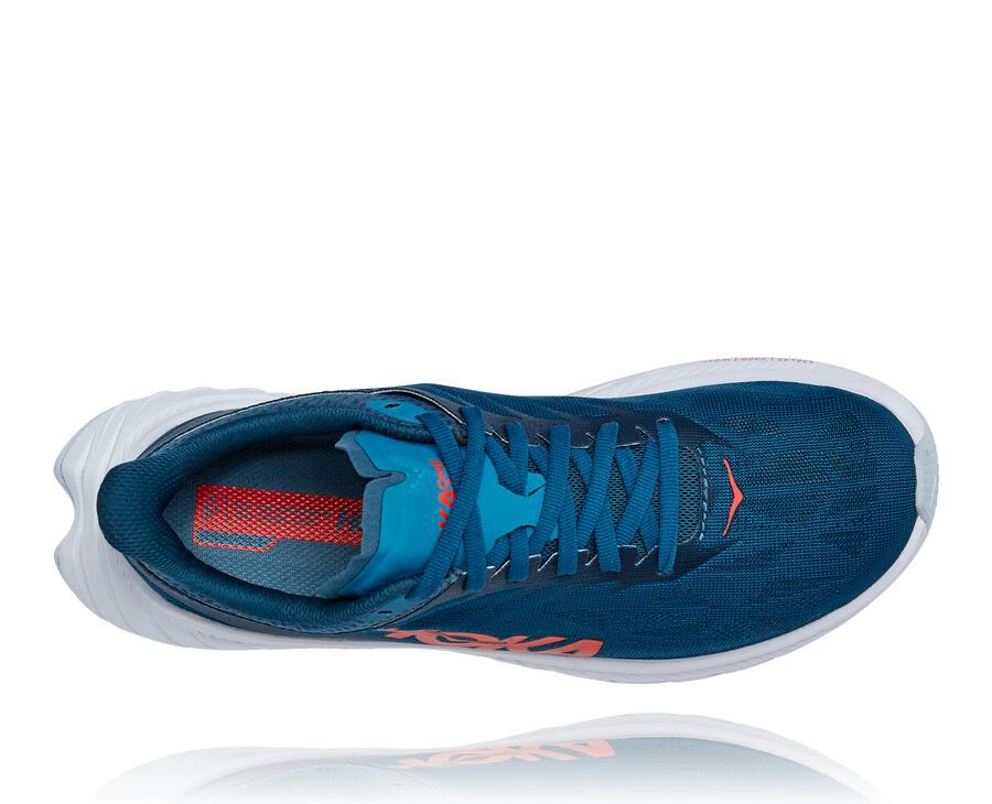 Hoka One One Tenisky Damske Námornícka Modrá/Biele - Carbon X 2 - 85017-KXNV